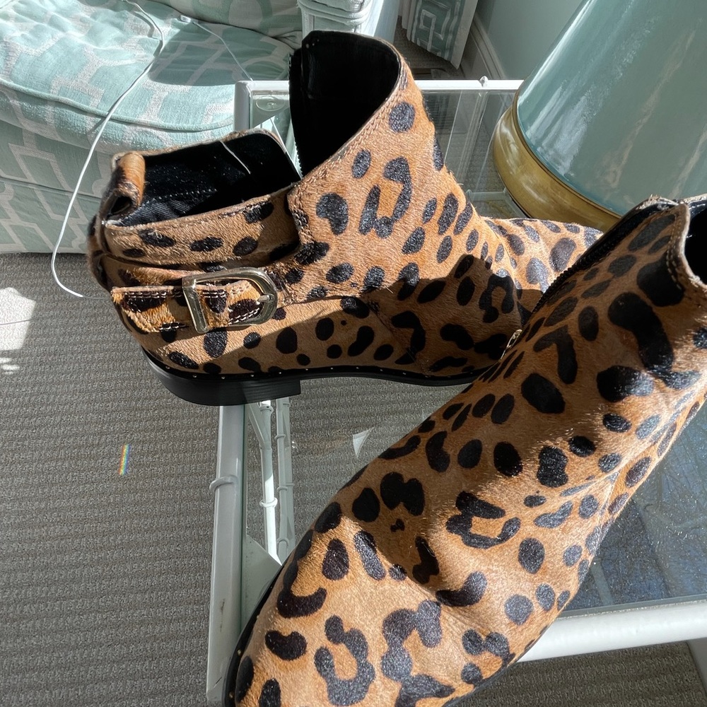 Madden Cheetah Print Booties. Great Condition - image 3